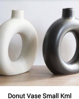 Donut vase small – ceramic flower vase