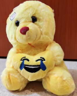 Yellow teddy with smiley