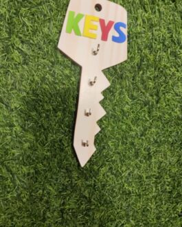 Key Shaped Key Holder For Home Decor | Key Chain Holder For Office | Wooden Key Shaped Key Hanger | Multipurpose Decorative Key Stand Buy Online | Wall Hanging Key Holder